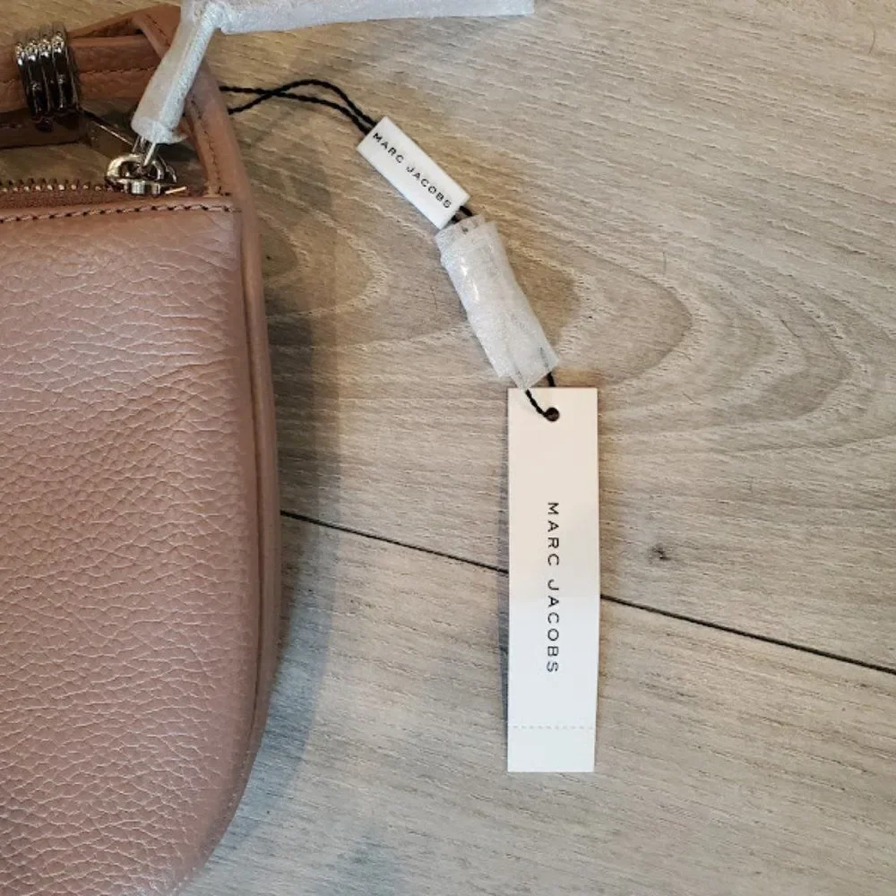 Marc Jacobs Supple Group Leather Romantic Blush Crossbody Bag